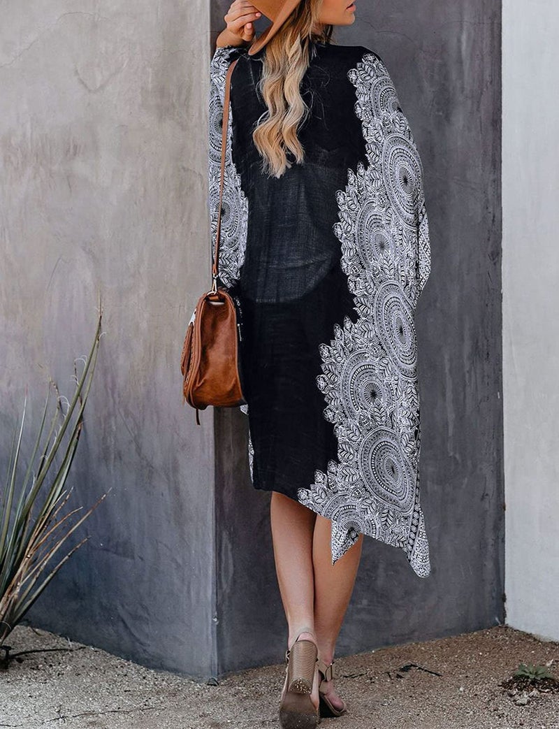 Moss Rose Women Summer Bikini Kimono Bathing Suit Cover Ups for Swimwear - Image 3